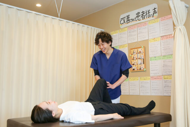 施術の写真