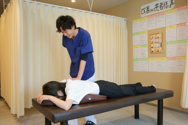 施術の写真